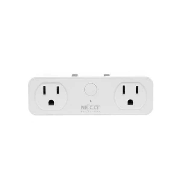 Enchufe Inteligente Nexxt 2 Conectores mas 2 Puertos Usb D610 Blanco