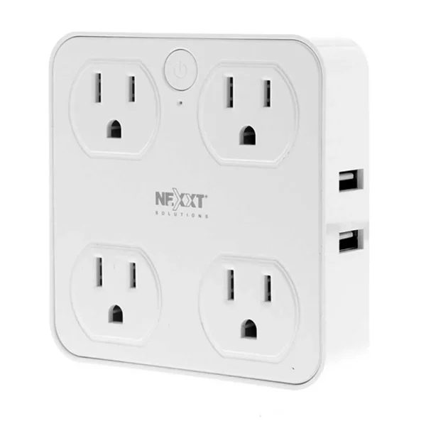 Enchufe Inteligente con Conectores Usb Nexxt NHP-T610 Blanco