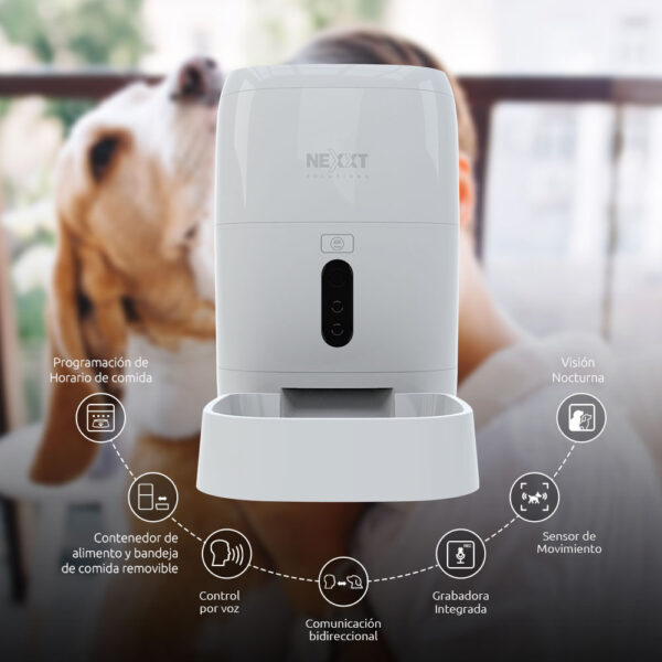 Dispensador Inteligente de Comida para Mascotas Nexxt