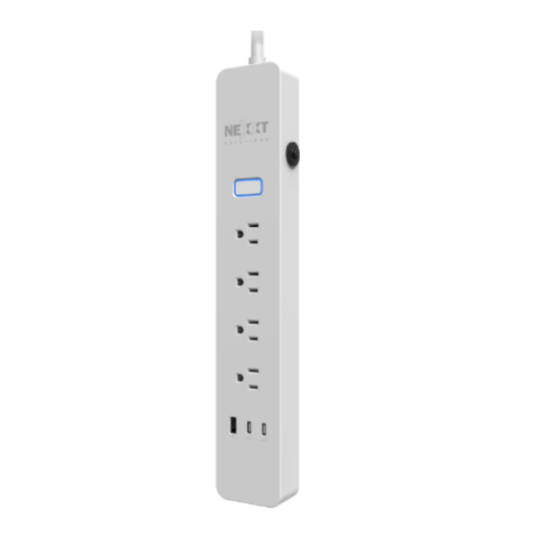 Regleta Inteligente con conectores USB Nexxt  Blanco NHE-E710