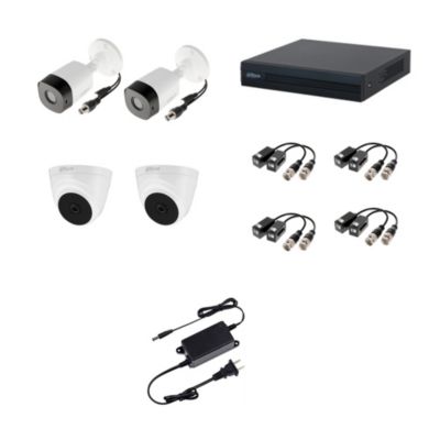 Kit 4 Cámaras de Seguridad Dahua