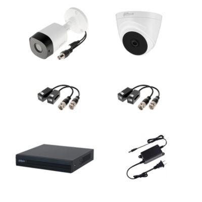 Kit 2 Cámaras de Seguridad Dahua