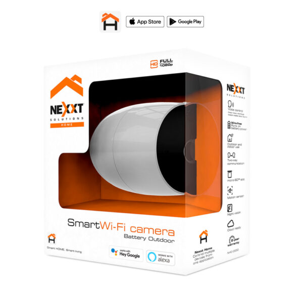 CÁMARA INTELIGENTE WI-FI PARA EXTERIORES A BATERIA NEXXT NHC-O630