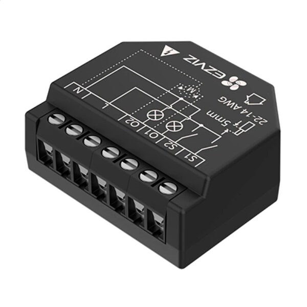 RELE WI-FI INTELIGENTE EZVIZ 2PM T36 NEGRO