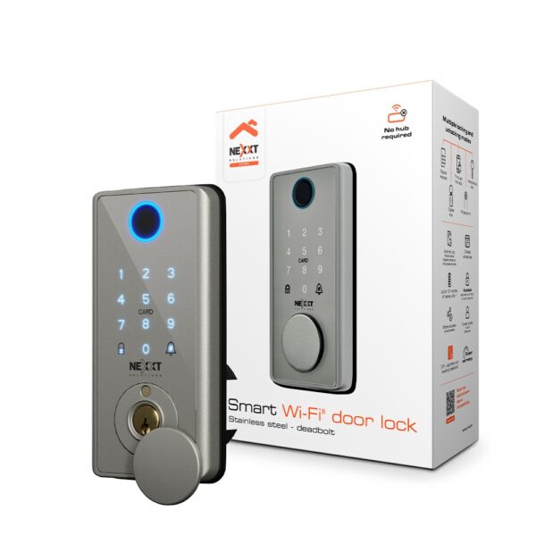 CERRADURA INTELIGENTE WIFI NEXXT NHS-D150 ST PLATEADO