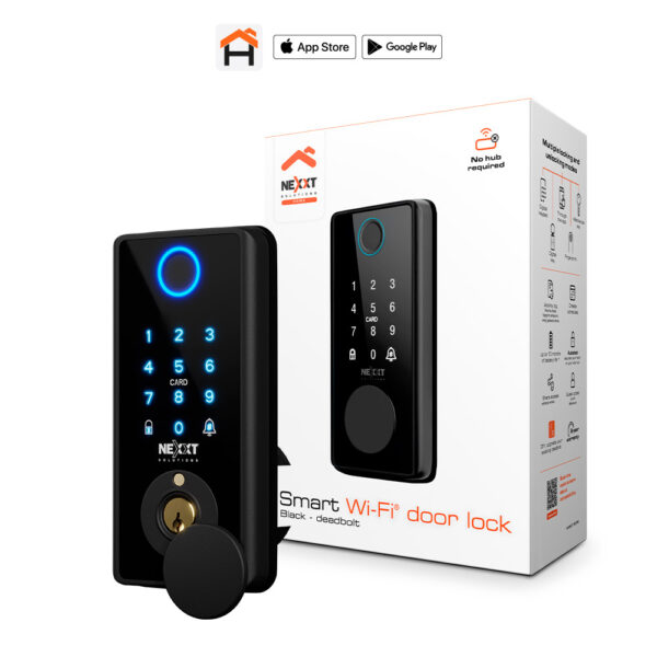 CERRADURA INTELIGENTE WIFI NEXXT NHS-D150BK NEGRO