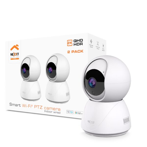 CÁMARA INTELIGENTE WI-FI MOTORIZADA NEXXT 2K NHC-IP11 2PK